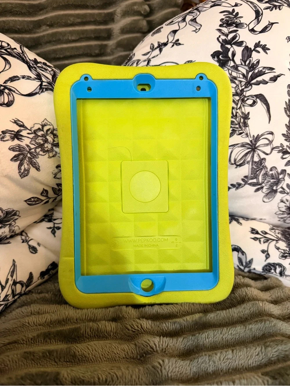 Amazon Lime Green and Blue Kids Tablet Silicone Case